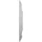 Ekena Millwork Blackthorn Ceiling Medallion (Canopies up to 4 7/8"), 11 3/4"OD x 3 5/8"ID x 1"P, Ultra Pure White CM11BLUWF - alternate 3